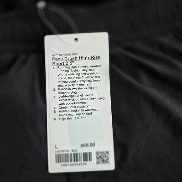 Lululemon Pace Crush High Rise Short - Picture 3 of 6